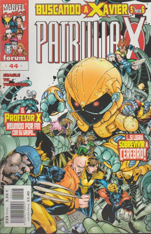 Patrulla-X v2. Forum 1996. Nº 44