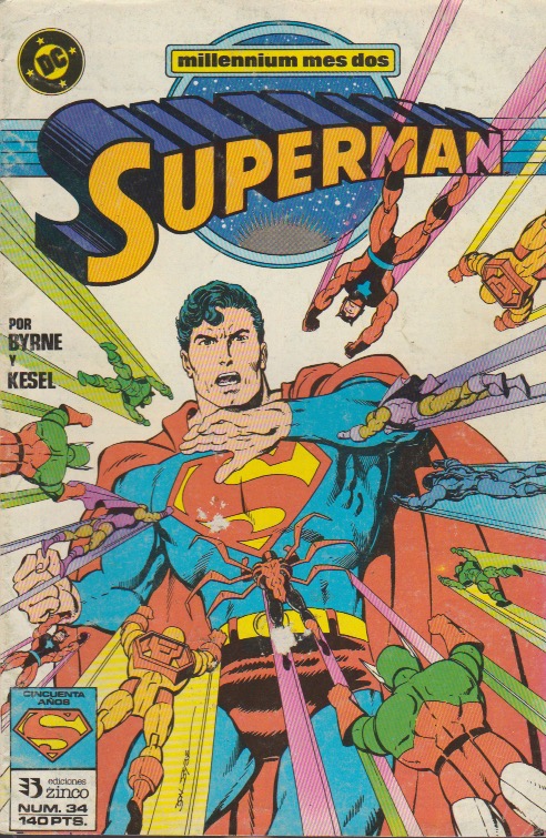 Superman. Zinco 1987. Nº 34