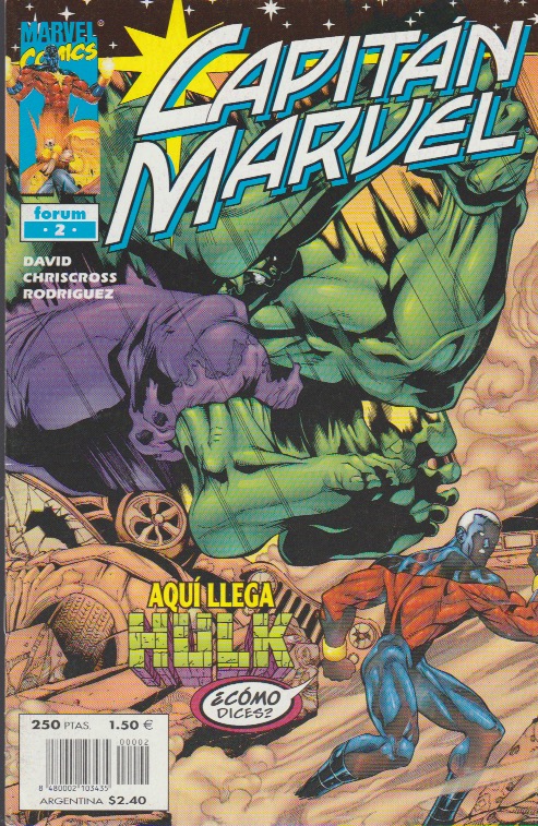 Capitán Marvel. Forum 2000. Nº 2