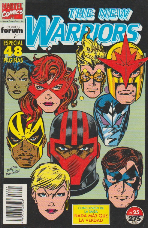 The New Warriors. Forum 1991. Nº 25