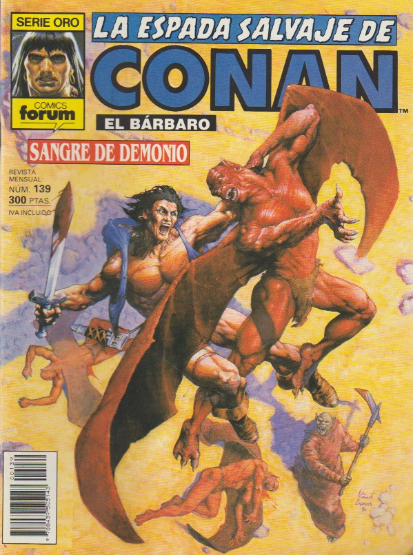 La Espada Salvaje de Conan. Forum 1982. Nº 139