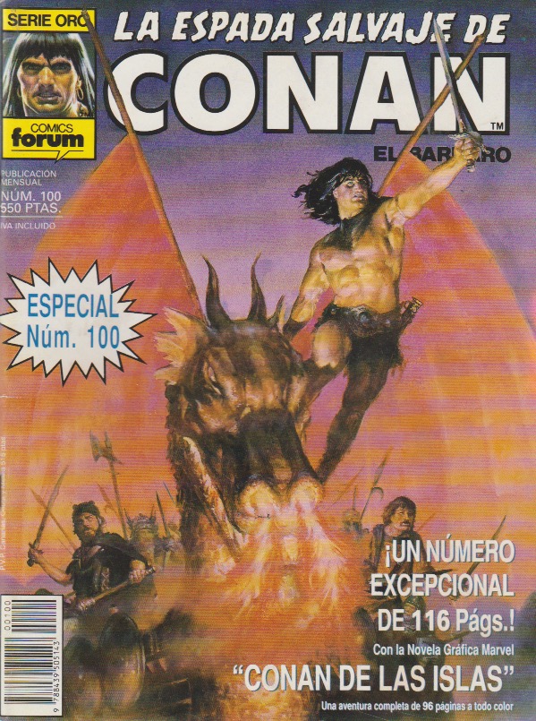 La Espada Salvaje de Conan. Forum 1982. Nº 100