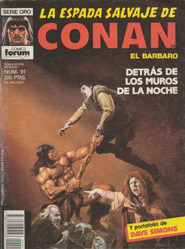 La Espada Salvaje de Conan. Forum 1982. Nº 91