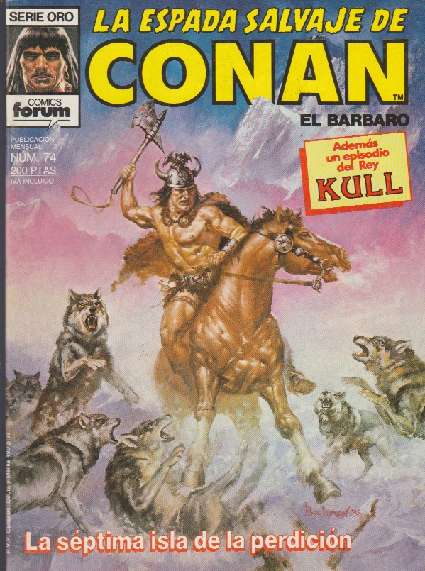 La Espada Salvaje de Conan. Forum 1982. Nº 74