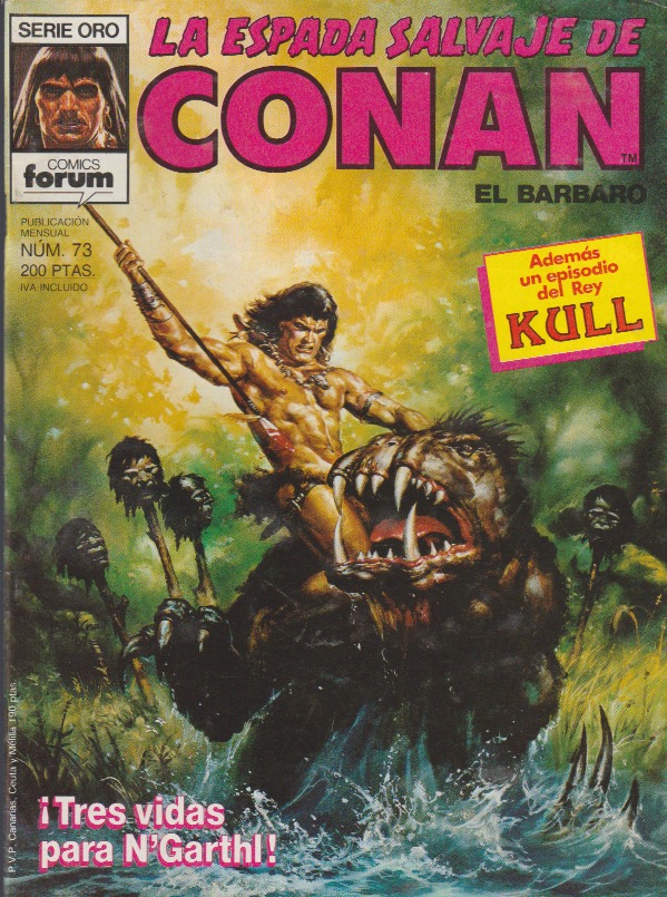 La Espada Salvaje de Conan. Forum 1982. Nº 73