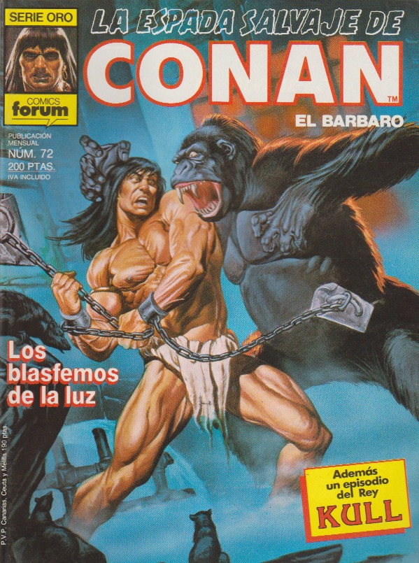 La Espada Salvaje de Conan. Forum 1982. Nº 72