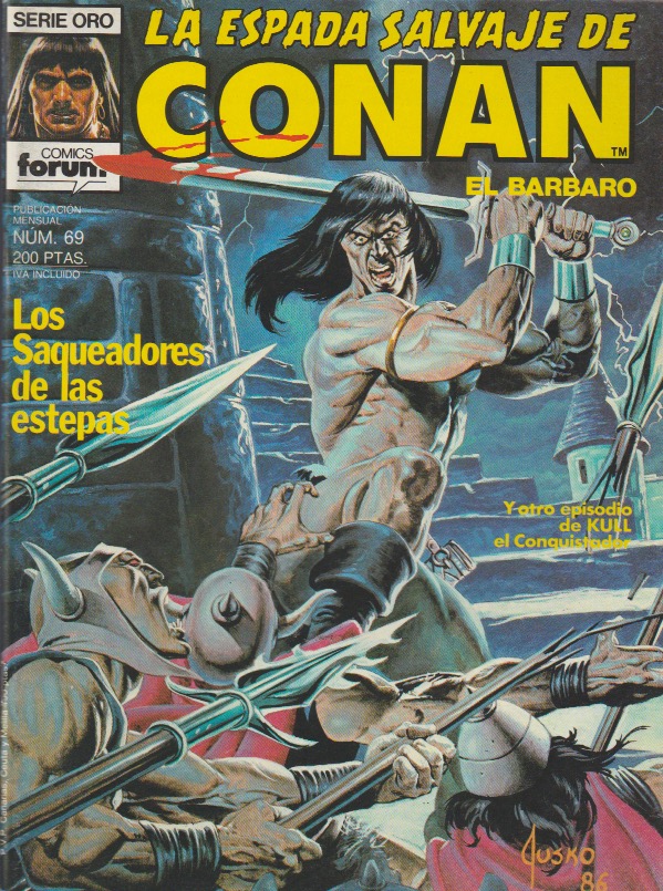 La Espada Salvaje de Conan. Forum 1982. Nº 69