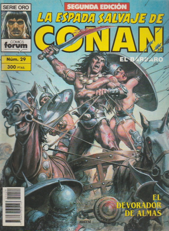 La Espada Salvaje de Conan. Forum 1989 (2ª Edición). Nº 29