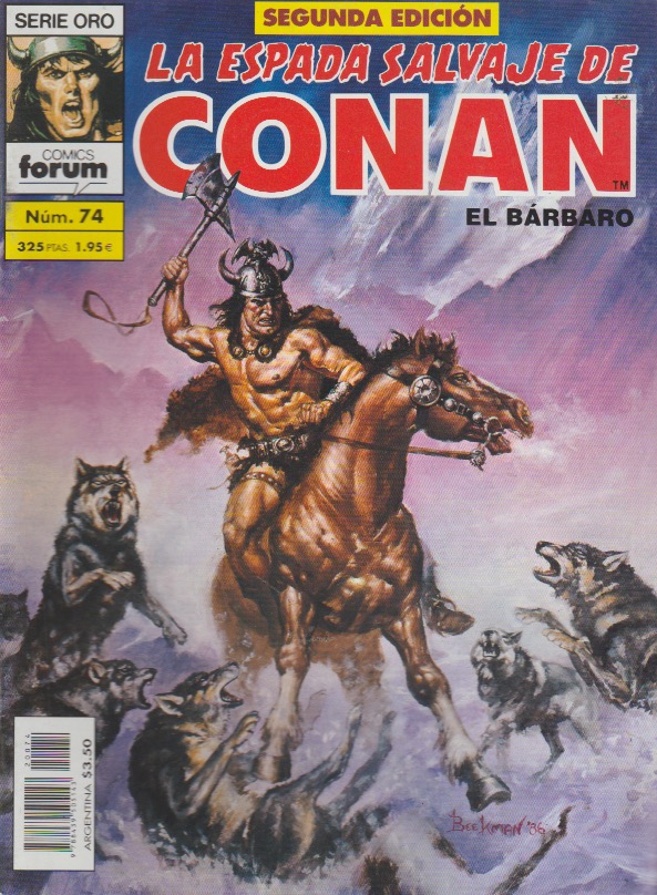 La Espada Salvaje de Conan. Forum 1989 (2ª Edición). Nº 74