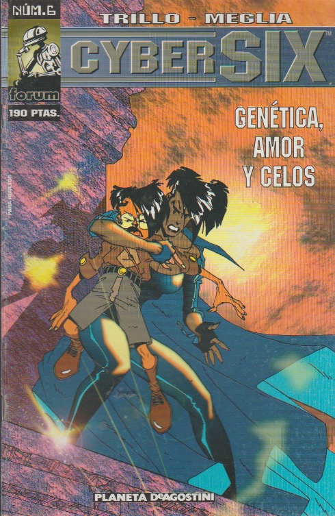 Cybersix. Forum 1997. Nº 6 Genética, amor y celos