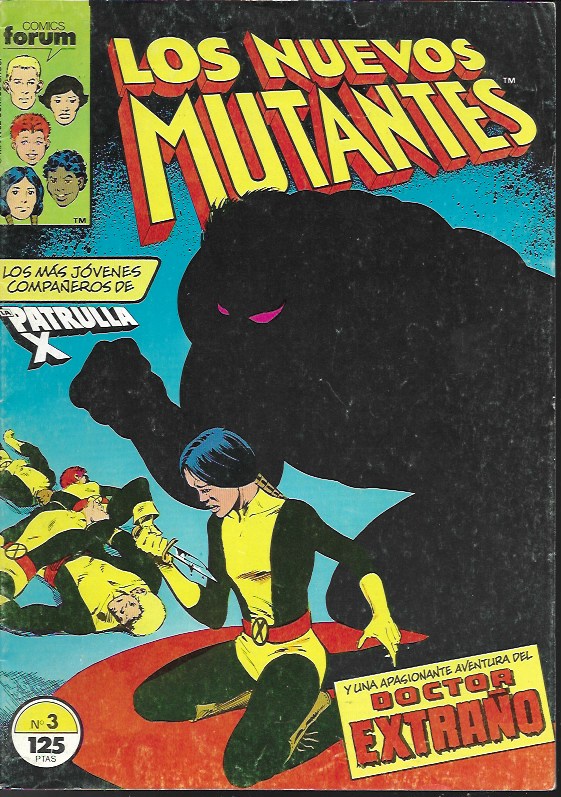 Los Nuevos Mutantes. Forum 1986. Nº 3