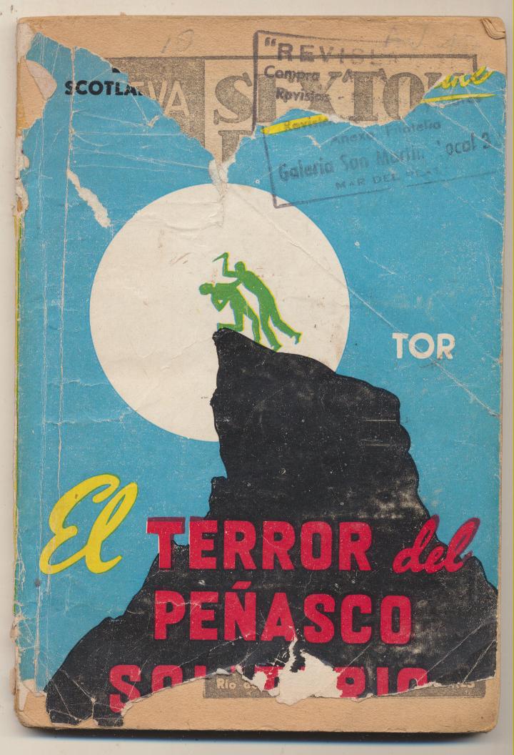 Biblioteca Sexton Blake nº 12. El terror del Peñasco solitario. Tor-Argentina 1957