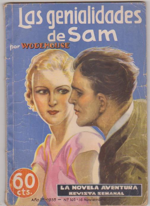 La Novela Aventura nº 105. Las Genialidades de Sam. Hymsa 1935