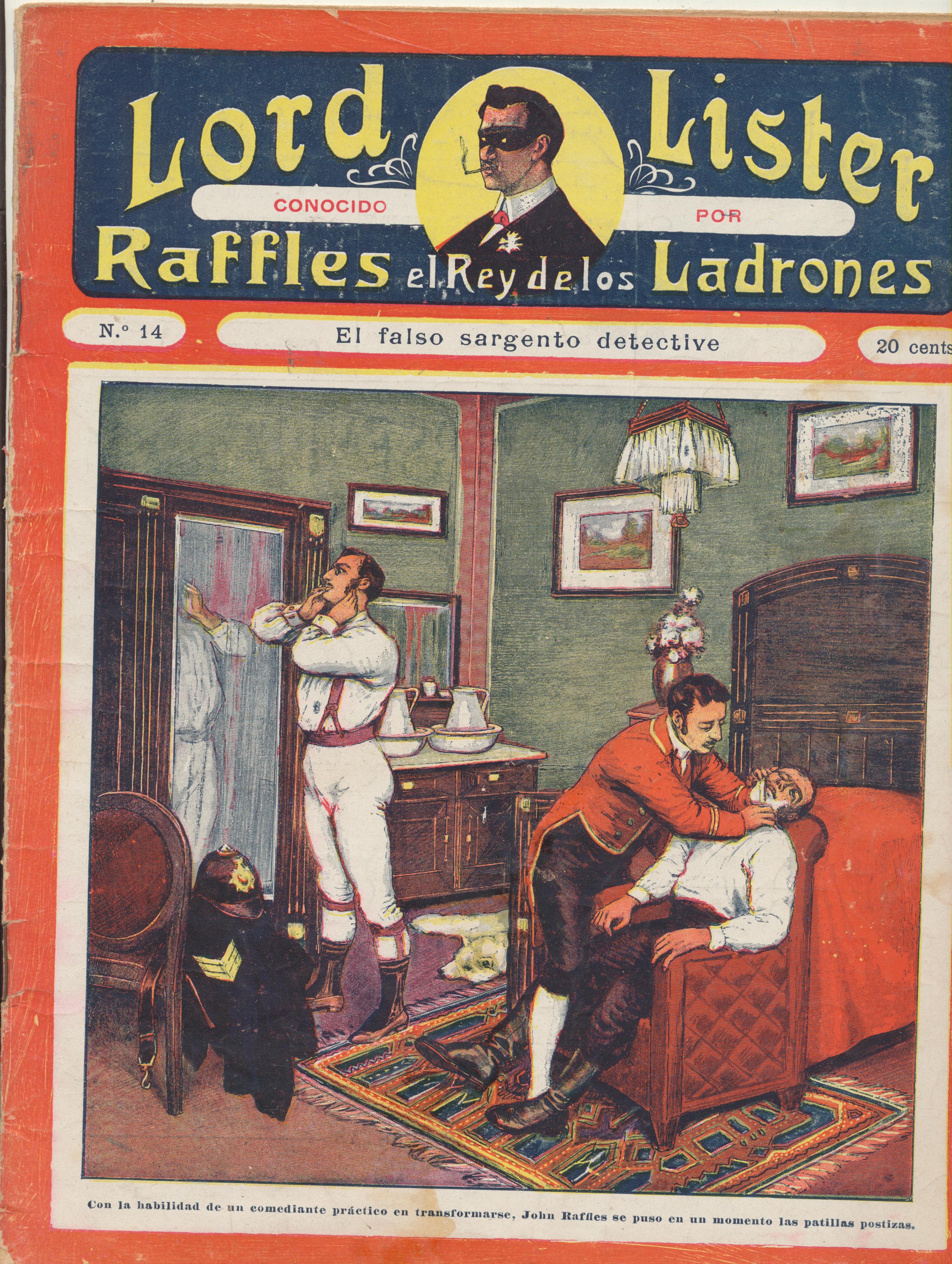 Lord Lister conocido por Raffles el Rey de los Ladrones nº 14. F. Granada y Cª Editores