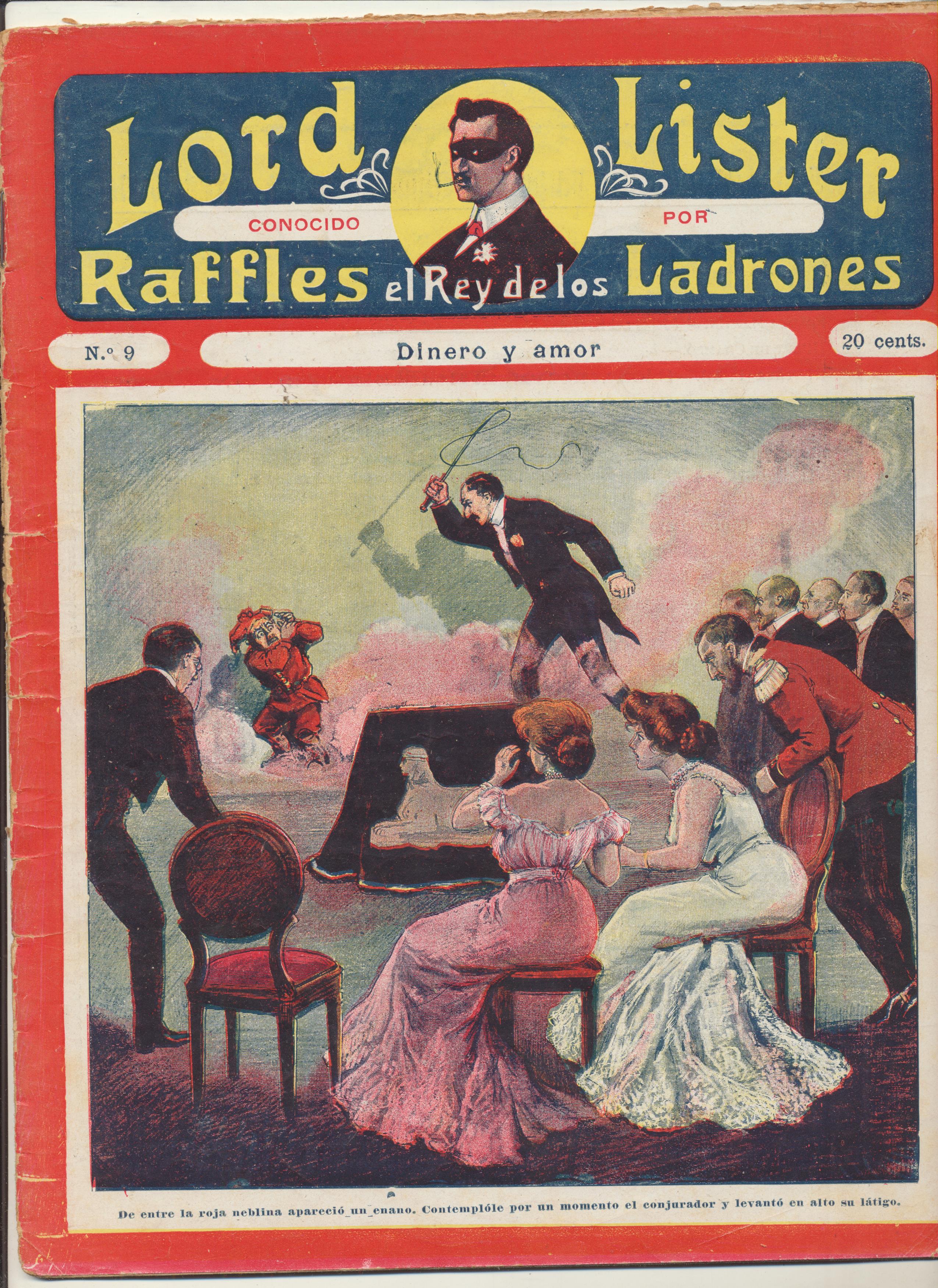 Lord Lister conocido por Raffles el Rey de los Ladrones nº 9. F. Granada y Cª Editores