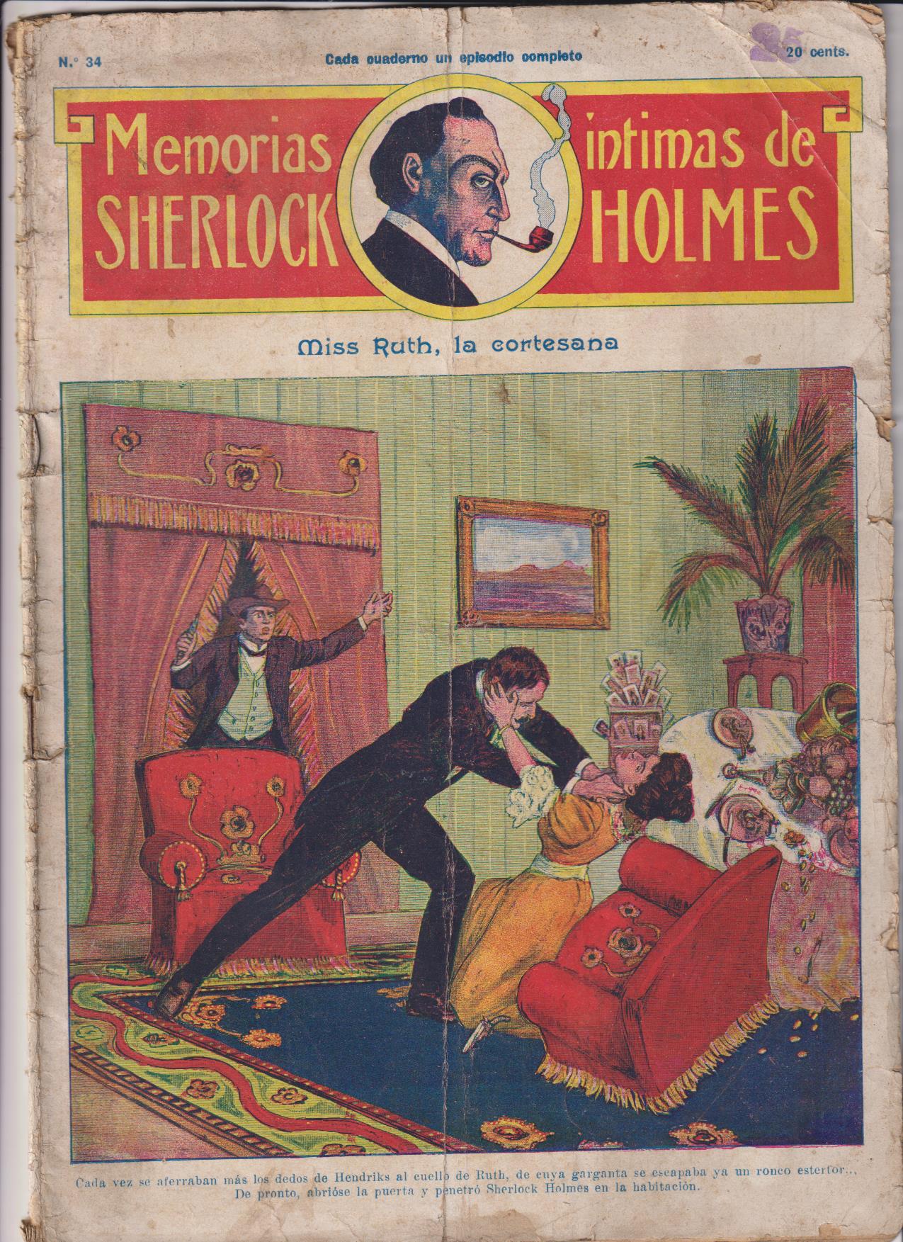Mentiras Íntimas de Sherlock Holmes nº 34. Miss. Ruth, la cortesana