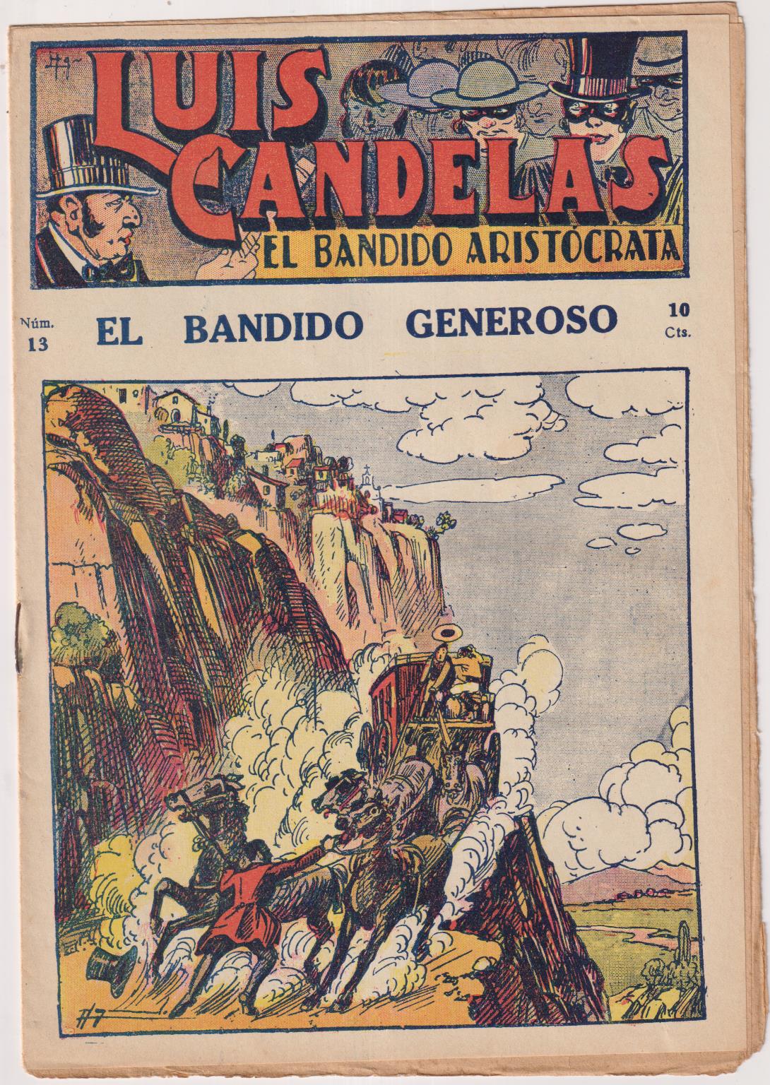 Luis Candelas nº 13. El Bandido generoso. EditoriAL Vincit. SIN ABRIR