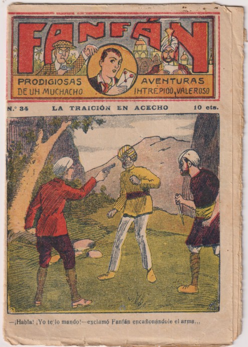 Fanfan nº 34. Prodigiosas aventuras de un muchacho intrépido y valeros. El Gato Negro.