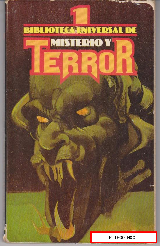 Biblioteca Universal de Misterio y Terror nº 1. Ediciones Uve