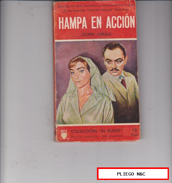Colección El Búho nº 81. Hampa en acción. Cliper 1959