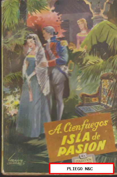 Colección Favorita nº 5. Isla de Pasión. A. Cienfuegos. Valenciana 1950