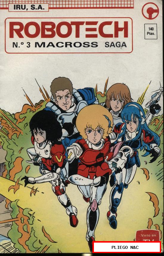 Robotech. Iru 1985. Nº 3
