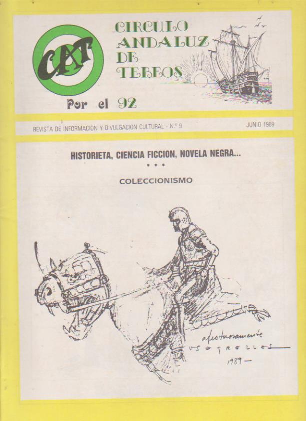Círculo Andaluz de Tebeos nº 9. Junio 1989