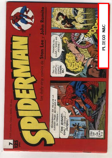 Spiderman (Las tiras de prensa) Planeta DeAgostini 1989. Nº 7