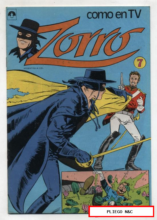 Zorro nº 7. Editorial Tucumán. Buenos Aires