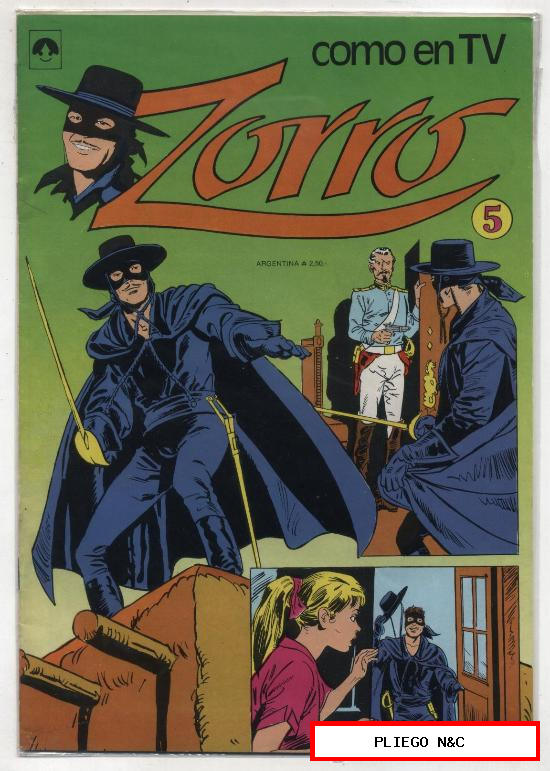 Zorro nº 5. Editorial Tucumán. Buenos Aires