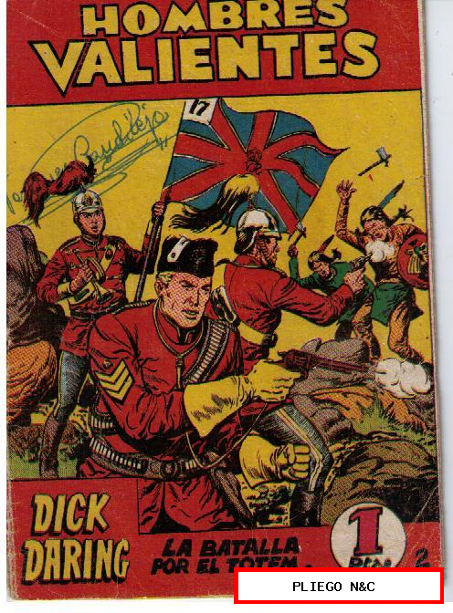 Hombres Valientes. Dick Daring. nº 2