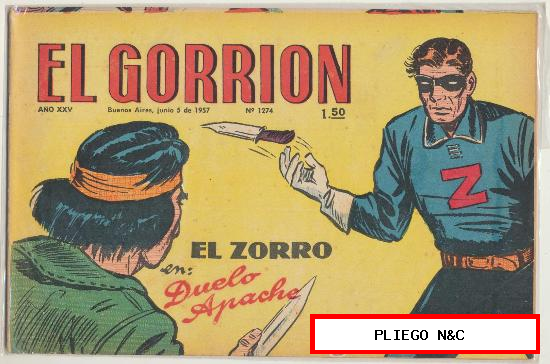 El Gorrión nº 1274. Buenos Aires 1957