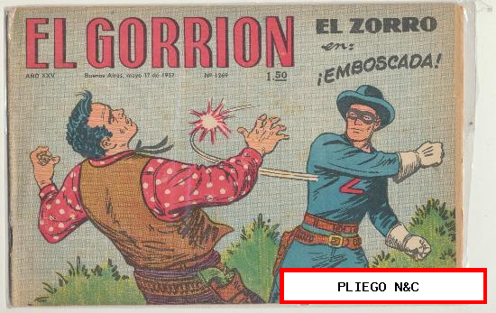 El Gorrión nº 1269. Buenos Aires 1957