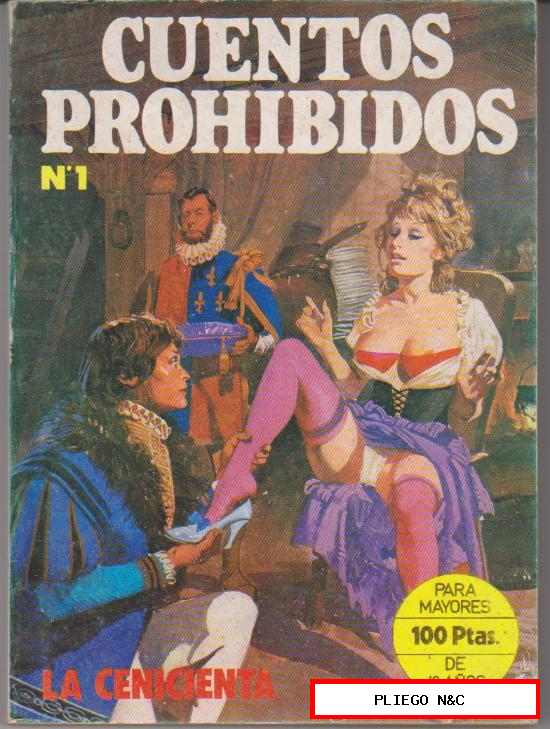 Cuentos Prohibidos nº 1, la Cenicienta, Ediciones Actuales 1977
