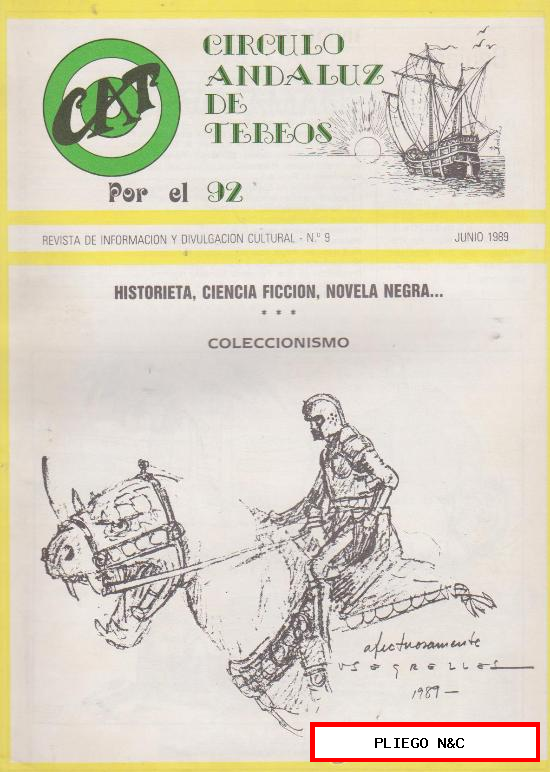 Círculo Andaluz de Tebeos nº 9. Año 1989