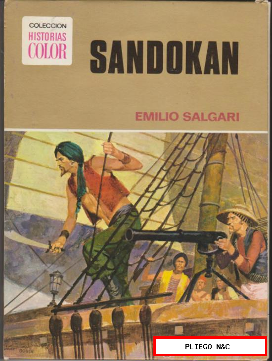 Historias Color nº 10. Sandokan. 1ª Edición Bruguera 1975
