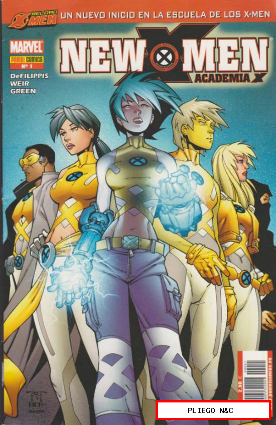 New X-Men. Academia-X. Panini 2005. Nº 1