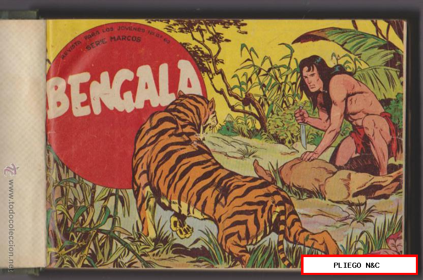Bengala. Maga 1959. Colección completa 54 ejemplares encuadernados en un tomo