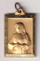 Santa Teresa de Jesús Jornet. Medalla (AE- 2,8x1,8 Cms.) Dorada