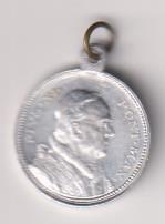 Pius XI. Pont. Max. Medalla (AL. 2,4 cms.) R/ Jubileo Año 1925. Roma