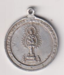 Nuestra Señora de Loreto R.P.N. Medalla (AL. 3,3 Cms.) R/ Sagrado Corazón de Jesús
