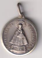 Nuestra Sra. de Guadalupe. Medalla (AE 2.3 Cms.) R/ Corazón de Jesús