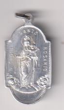 N. S. del Santo Rosario. Medalla (AL. 3 cms.) R/ S. Domingo