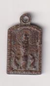 Virgen del Pilar. Medalla (AE. 2 cms.) R/ Corazón de jesús. Siglo XIX