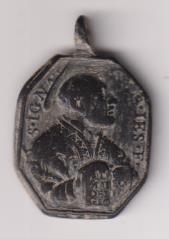 San Francisco Javier. Medalla (AE 28 mms.) R/ San Ignacio de Loyola