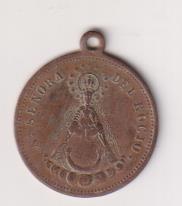 Nª Señora del Rocío. Medalla (AE 27 mms.) R/ Escudo de la Virgen. SIGLO xix