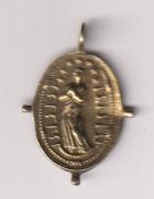 San jacinto de Cracovia. Medalla (AE 22 mms. ) R/ Inmaculada. Siglo XVII-XVIII