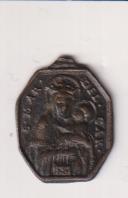 S. Mar. del Carmen. Medalla (AE 20 mms.) R/ S. Cristobal. Siglo XVII-XVIII