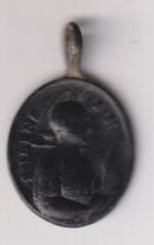 Santa Irene Virgen y mártir. Medalla (AE 24 mms.) R/ Virgen. Siglo XVII-XVIII