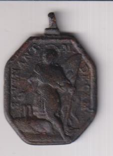 San Venancio. Medalla (AE 37 mm.) R/San Ignacio. Siglo XVIII